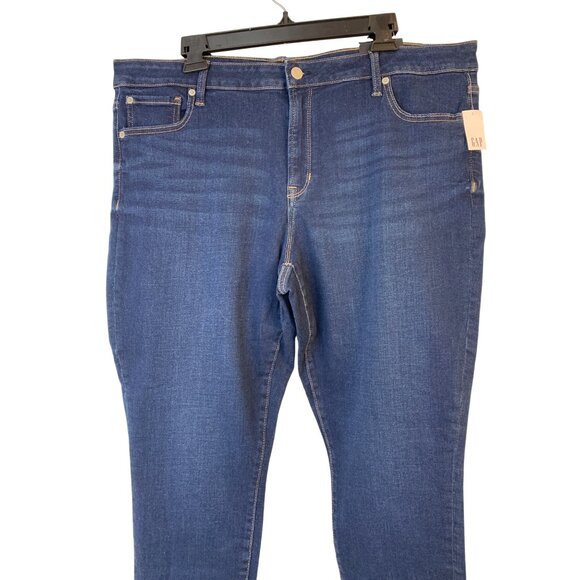 New Gap Womens Universal Legging Jeans 20 plus Super Stretch Skinny Crop 10005 - Picture 2 of 8